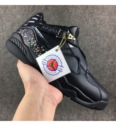 Air Jordan 8 Champions Black Gold Low Cut Men Shoes