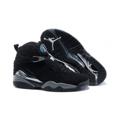 Air Jordan 8 Men Shoes Black Gray