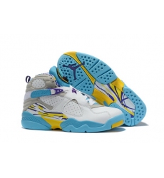 Air Jordan 8 Retro New White Teal 2019 Men Shoes