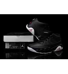 Air Jordan 9 Classic Low Men Shoes Black White Sole
