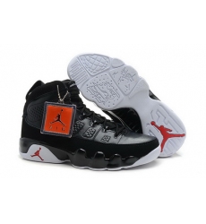 Air Jordan 9 Shoes 2013 Mens Black White Red