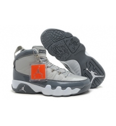 Air Jordan 9 Shoes 2013 Mens Grey White