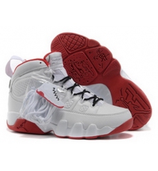 Air Jordan 9 Shoes 2013 White Red