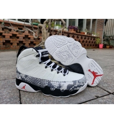 Men Air Jordan 9 GS Snake Skin Basketball Shoes White