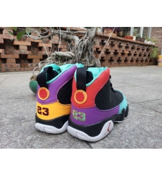 Men Air Jordan 9 Retro Basketball Shoes Double Colour