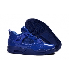 Air Jordan 4 Mirror Men Shoes Blue