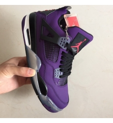 Air Jordan 4 Retro All Purple Men Shoes