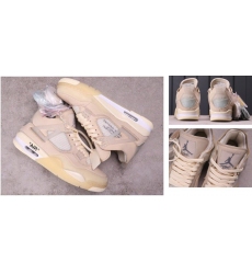 Air Jordan 4 Retro OFF-WHITE X Men Shoes