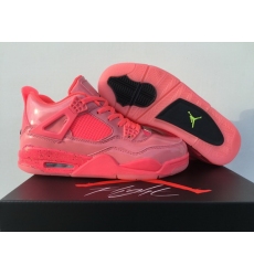 Air Jordan 4 Retro Pink Hot Punch Men Shoes