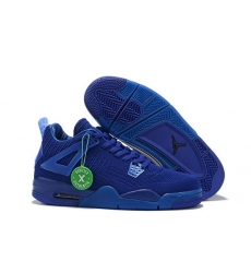 Air Jordan 4 Retro Weaving Blue Men Shoes