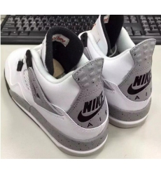 Men  2016 Nike Air Jordan 4 OG “White Cement” Shoes