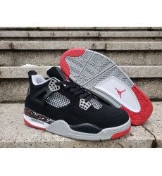 Nike Air Jordan 4 Retro 2020 New Black Flower Men Shoes II