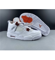 Nike Air Jordan 4 Retro Pure Money Orange Men Shoes