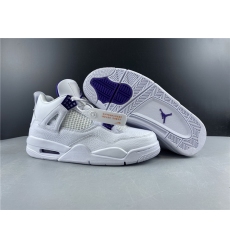 Nike Air Jordan 4 Retro Pure Money Purple Men Shoes