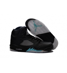 Air Jordan 5 Men Shoes Black Gray