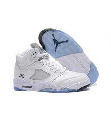 Air Jordan 5 Men Shoes White