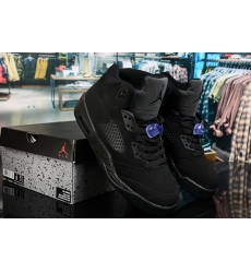 Nike Air Jordan 5 Men Shoes Black All