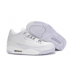 Air Jordan 3 Men Shoes All White