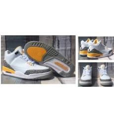 Air Jordan 3 Retro 2020 White Yellow Men Shoes