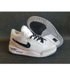 Air Jordan 3 Retro AJ3 x off Black White Men Shoes