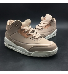 Air Jordan 3 Retro Men Shoes Rose Gold