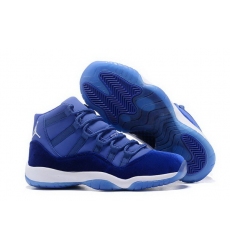 Air Jordan 11 XI Royal Blue White Women Shoes
