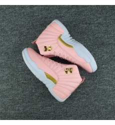Air Jordan 12 2017 New Design Pink Women Shoes