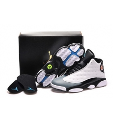 Air Jordan 13 Shoes 2015 Womens White Black Gray
