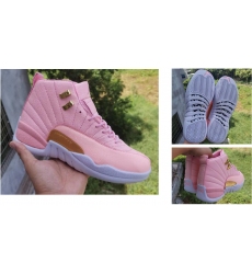 Women Air Jordan 12 Retro Fluorescent Pink  Shoes