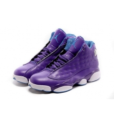 Women Air Jordan 13 Retro Shoes All Purple