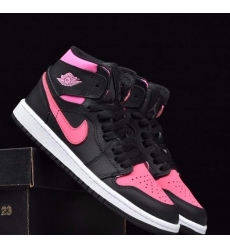 Women Nike Air Jordan Black Pink Shoes