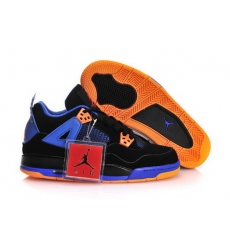 Air Jordan 4 IV Shoes 2013 Womens Black Blue Orange