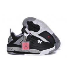 Air Jordan 4 Shoes 2013 Womens Black Grey
