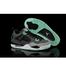 Air Jordan 4 Shoes 2013 Womens Black Grey Jade