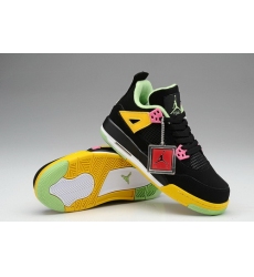 Air Jordan 4 Shoes 2013 Womens Black Yellow