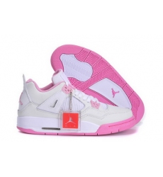 Air Jordan 4 Shoes 2013 Womens White Pink
