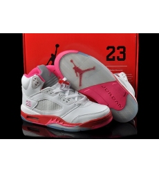 Air Jordan 5 V Shoes 2013 Womens DMP Edition White Pink