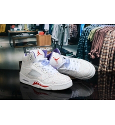 Nike Air Jordan 5 Retro White Spot Women Shoes