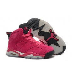 Air Jordan 6 Shoes 2014 Womens Anti Fur Pink Black