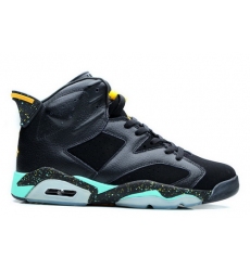 Air Jordan 6 Shoes 2014 Womens Grade AAA Black Jade