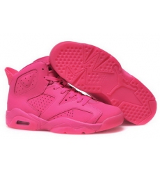 Air Jordan 6 Shoes 2015 Womens All Pink