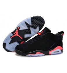 Air Jordan 6 Shoes 2015 Womens Low With Seal 3M Reflective Black Pink