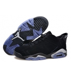 Air Jordan 6 Shoes 2015 Womens Low With Seal All Black