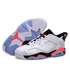 Air Jordan 6 Shoes 2015 Womens Low With Seal White Black Red