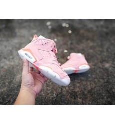 Women Air Jordan 6 Retro Pink Basketball Shoes