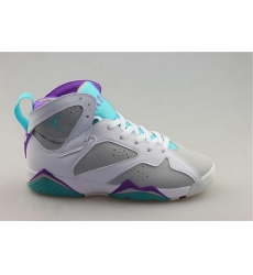 Air Jordan 7 Shoes 2015 Womens Grey White Purple Blue