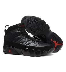 Air Jordan 9 Women Shoes Black