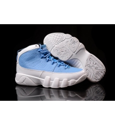 Air Jordan 9 Women Shoes Blue White
