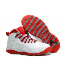 Air Jordan 10 Shoes 2014 Womens White Red