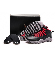 Air Jordan 10 Shoes 2015 Womens Bulls Over Broadway Black Red